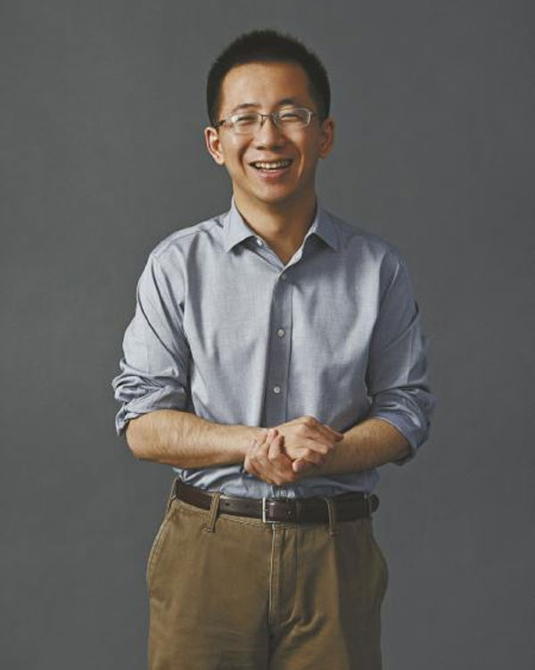 3，今日頭條CEO張一鳴