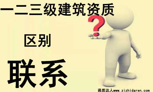 一二三級建筑資質(zhì)區(qū)別與聯(lián)系