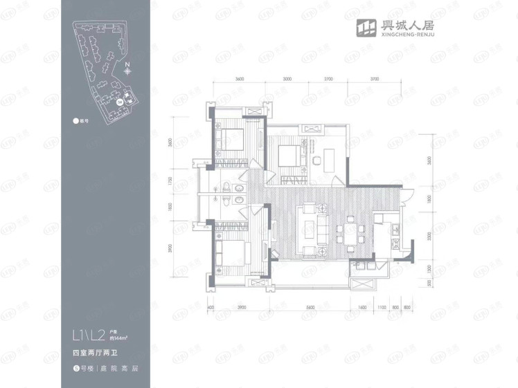 人居東湖長島戶型圖