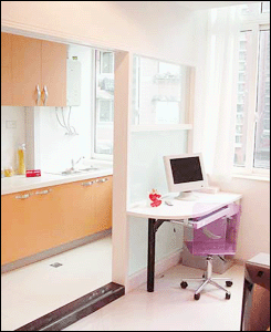 白領(lǐng)單身公寓：小戶型效果圖欣賞