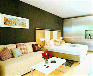 白領(lǐng)單身公寓：小戶型效果圖欣賞
