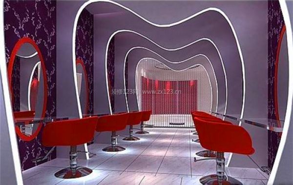 美發(fā)店裝修圖片