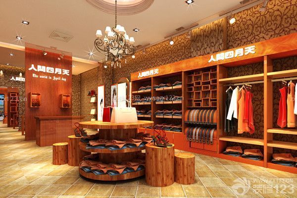 服裝店的裝修注重鮮明的個(gè)性