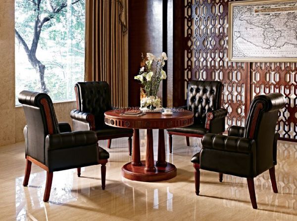 實木家具在辦公室裝修設(shè)計是如何被合理運用的（組圖）_安徽三鼎建筑裝飾工程有限公司