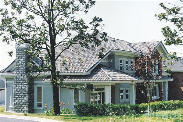 彩色水泥瓦裝飾效果