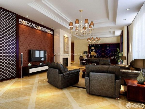 中西混搭裝修風(fēng)格原則5：材質(zhì)選擇及色彩搭配