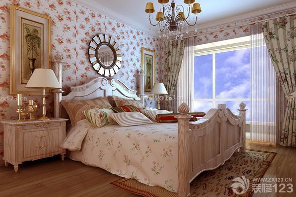 韓式裝修風(fēng)格技巧3：溫馨壁紙是必須